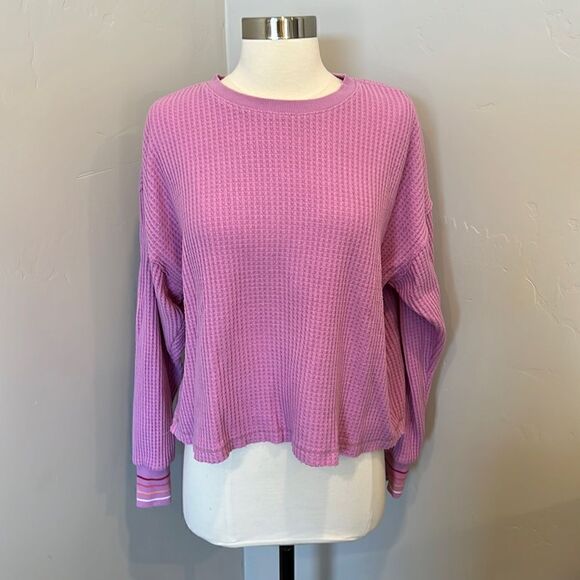 PJ Salvage Waffle Knit Top - Picture 1 of 6